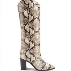 Schutz Analeah Boots snake print
